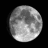 Waxing Gibbous, Moon at 12 days in cycle Waxing Gibbous, Moon at 12 days in cycle